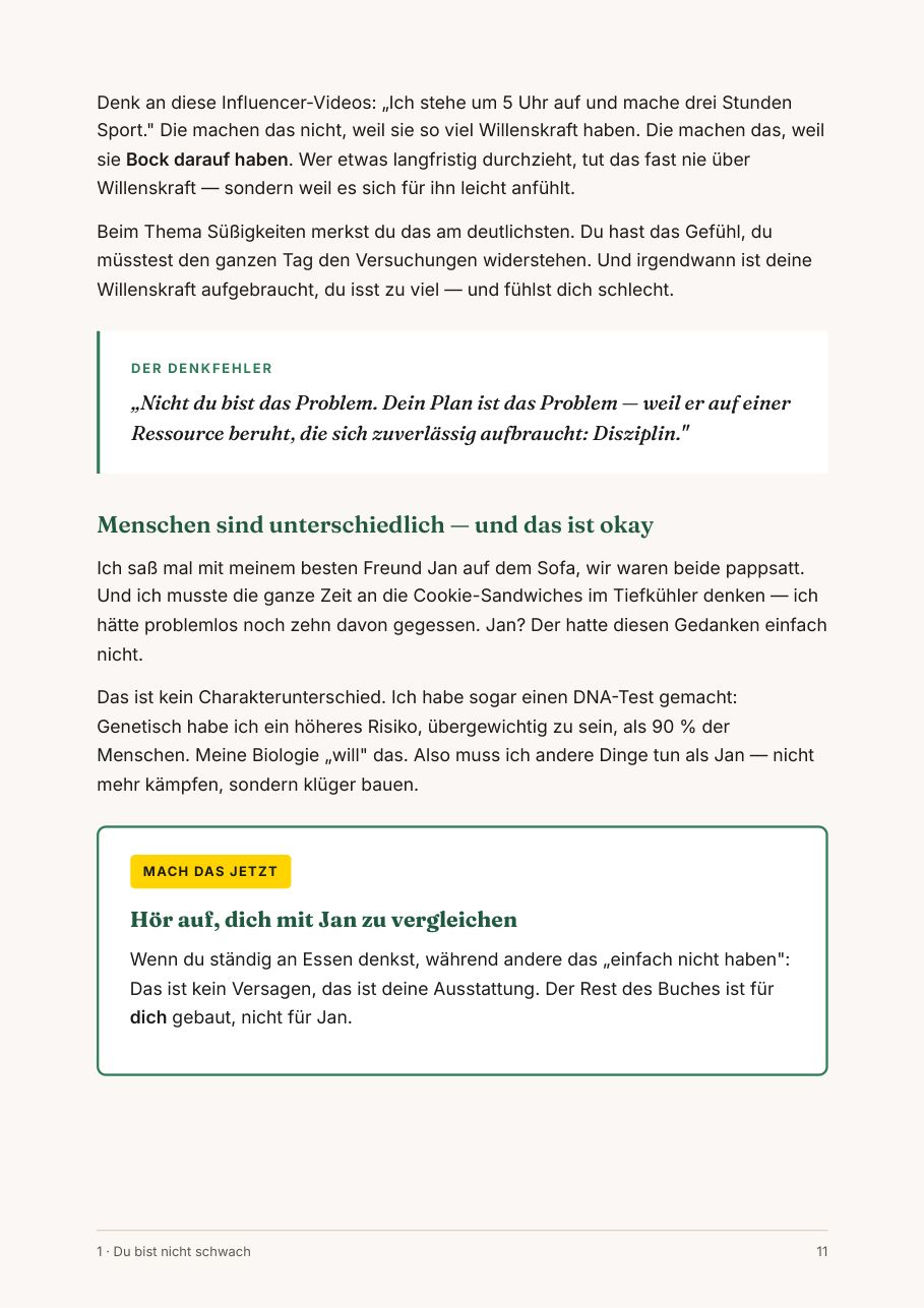 Leseprobe: Du bist nicht schwach