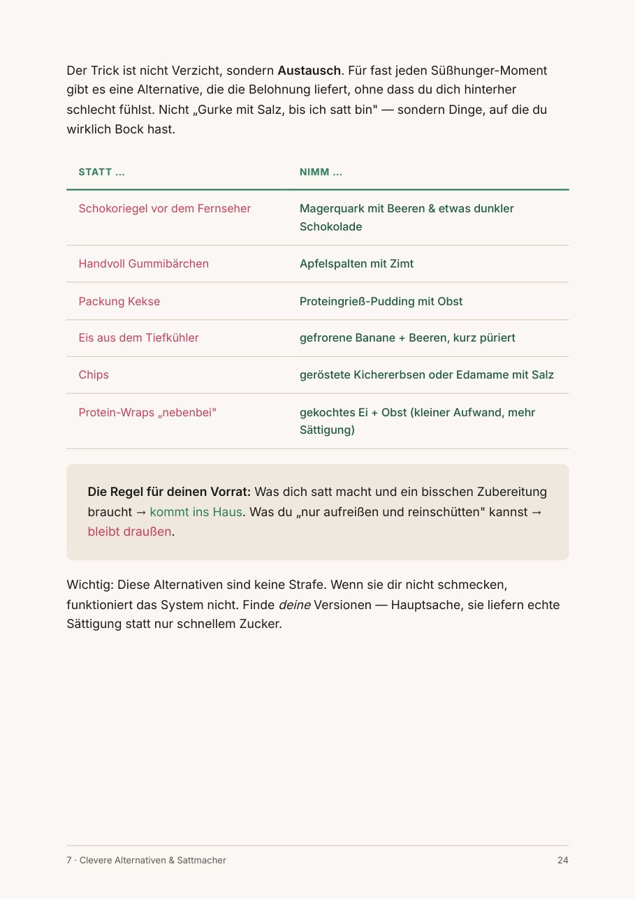 Leseprobe: Austausch-Tabelle